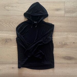 Nordstrom Men’s Black Hooded Sweater Shirt